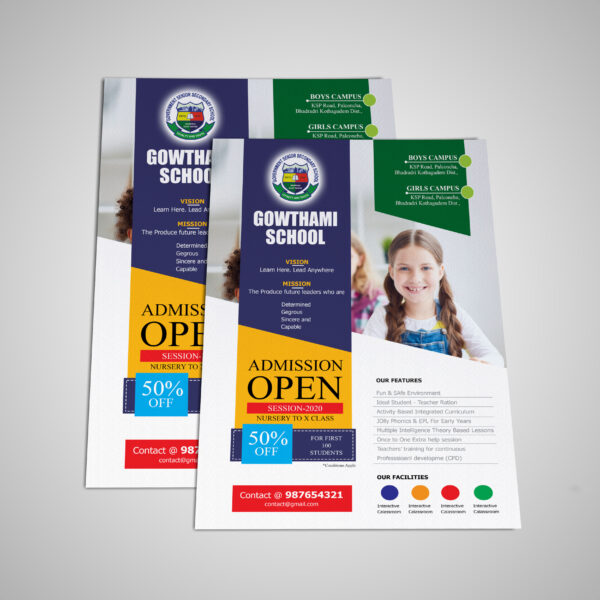 Back to School Flyer Design in Photoshop 01